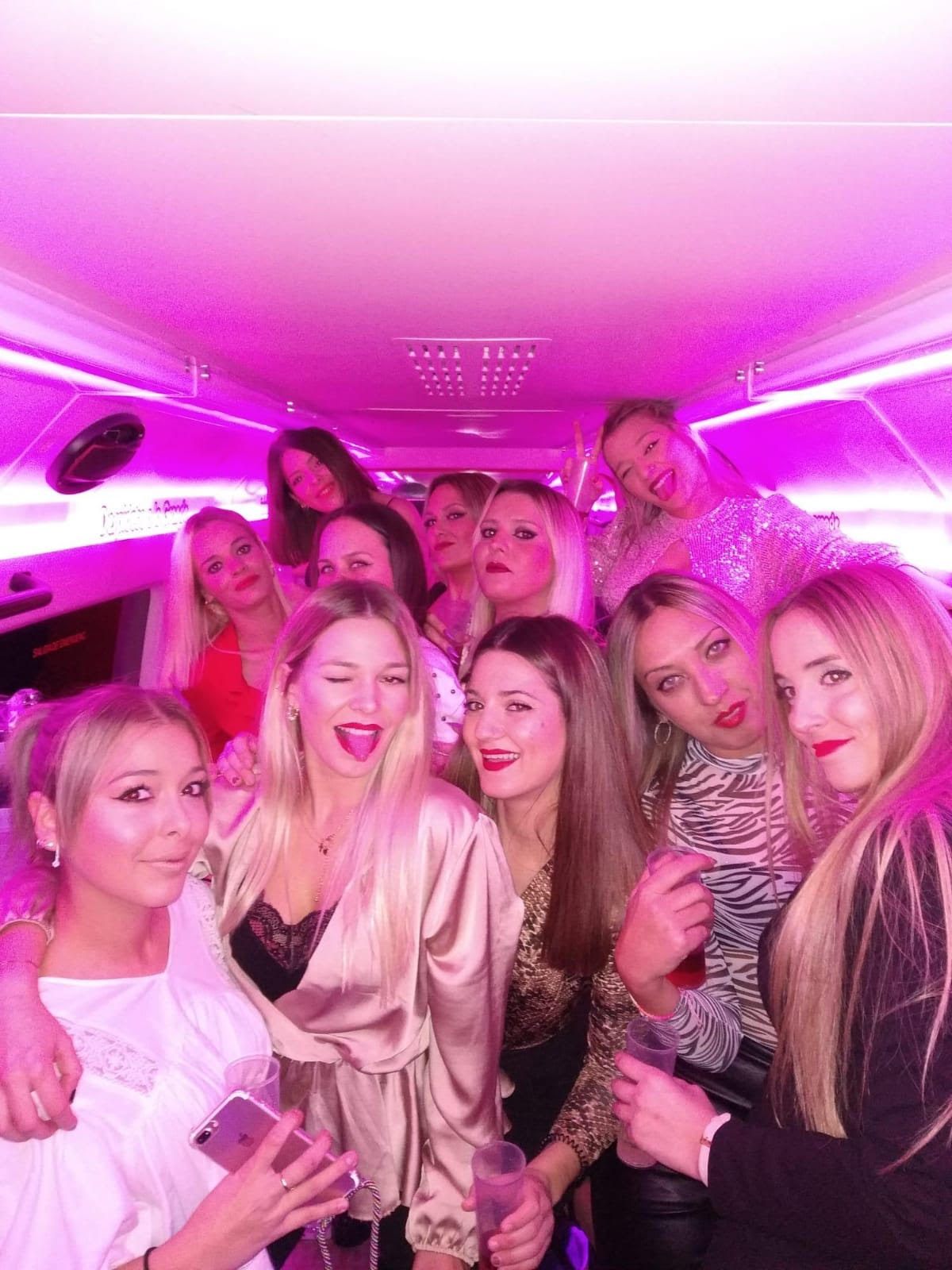chicas en su despedida de solteras